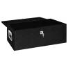 Durable Black Aluminium Storage Box 80x39x30 cm - HipoMarket