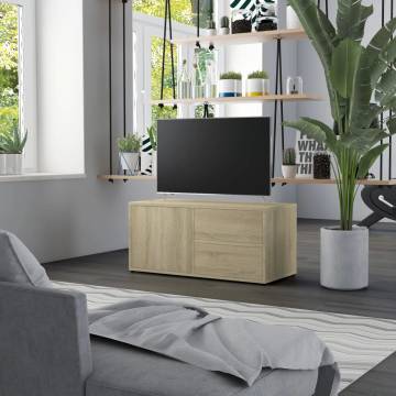 Stylish TV Cabinet Sonoma Oak 80x34x36 cm | Hipomarket