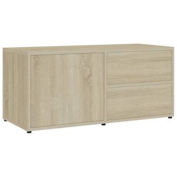 Stylish TV Cabinet Sonoma Oak 80x34x36 cm | Hipomarket