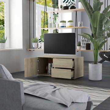 Stylish TV Cabinet Sonoma Oak 80x34x36 cm | Hipomarket