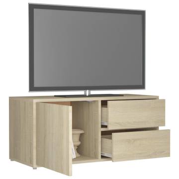 Stylish TV Cabinet Sonoma Oak 80x34x36 cm | Hipomarket