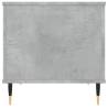 Elegant Concrete Grey Coffee Table - 60x44.5 cm | HipoMarket