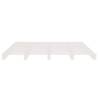 Pallet Bed White 120x200 cm - Solid Pine Wood