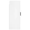 High Gloss White Wall Mounted Cabinet | 69.5x34x90 cm