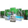 Canvas Wall Print Set Buddha 200 x 100 cm Size 200 x 100 cm Quantity in Package 1 Type of print buddha 