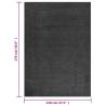 Shaggy Rug High Pile Anthracite 120x170 cm - Comfort & Style