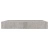 Concrete Grey Floating Wall Shelf - 23x23.5x3.8 cm MDF