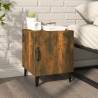 Bedside Cabinet Smoked Oak Engineered Wood Colour smoked oak Quantity in Package 1 