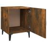 Elegant Smoked Oak Bedside Cabinet | Hipomarket UK