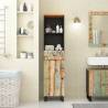 Bathroom Cabinet 38x33x160 cm Solid Wood Reclaimed Colour multicolour Number of 1 