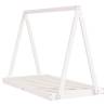 Kids Bed Frame White 80x160 cm Solid Wood Pine | Hipomarket