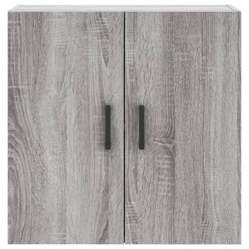 Wall Cabinet Grey Sonoma 60x31x60 cm - Durable Design