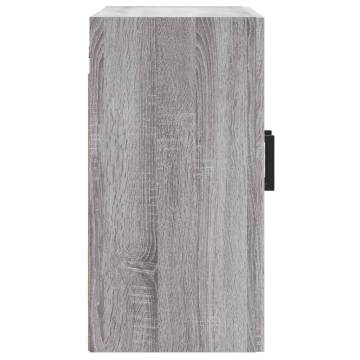 Wall Cabinet Grey Sonoma 60x31x60 cm - Durable Design