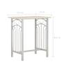 Stylish 3 Piece Bar Set - Wood and Steel for Home & Garden