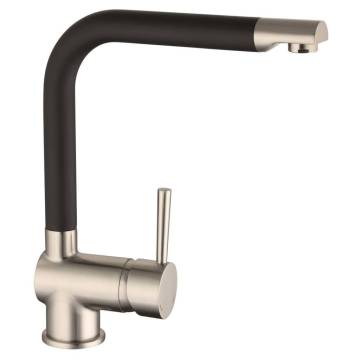 SCHÜTTE RIO Sink Mixer - Stainless Steel & Black Mat