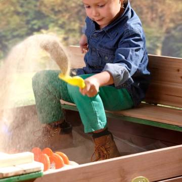 AXI Sandbox Ella with Bench - Perfect Outdoor Fun for Kids