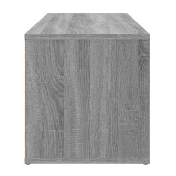 Stylish Grey Sonoma TV Cabinet - 80x34x36 cm Engineered Wood