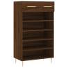 Shoe Cabinet Brown Oak 60x35x105 cm - Stylish Storage Solution