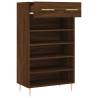 Shoe Cabinet Brown Oak 60x35x105 cm - Stylish Storage Solution