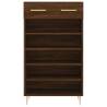 Shoe Cabinet Brown Oak 60x35x105 cm - Stylish Storage Solution