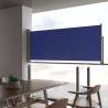 Patio Retractable Side Awning 100x300 cm Blue Colour blue Size 100 x 300 cm Quantity in Package 1 