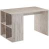 FMD Desk with Side Shelves - Sand Oak | Stylish Office Furniture