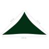 Triangular Sunshade Sail 3.5x3.5x4.9m Dark Green - HipoMarket