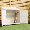 Garden Shed White 102x52x112 cm Solid Wood Fir Colour white Size 102 x 52 x 112 cm Quantity in Package 1 