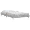 Concrete Grey Bed Frame 90x200 cm | Durable & Stylish Design