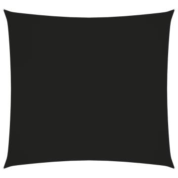 Sunshade Sail Oxford Fabric Square 5x5m Black - HipoMarket