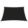 Sunshade Sail Oxford Fabric Square 5x5m Black - HipoMarket