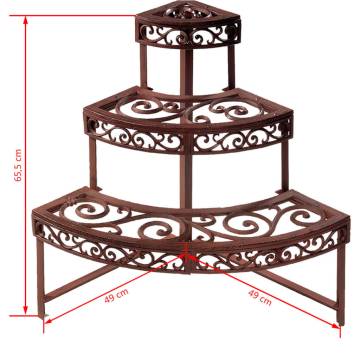 Esschert Design Etagere Quarter Round BPH32 - Garden Elegance