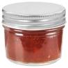 Glass Jam Jars with Silver Lids - 24 pcs - 110 ml