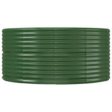 Garden Raised Bed Green 291x140x68 cm - Durable Steel Planter