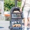 RedFire Outdoor Pizza Oven Lorenzo Black LOR17 | HipoMarket