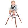 CHILDHOME Evolu 2 High Chair - 2-in-1 Adjustable Feeding Chair