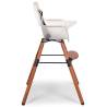 CHILDHOME Evolu 2 High Chair - 2-in-1 Adjustable Feeding Chair