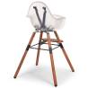 CHILDHOME Evolu 2 High Chair - 2-in-1 Adjustable Feeding Chair