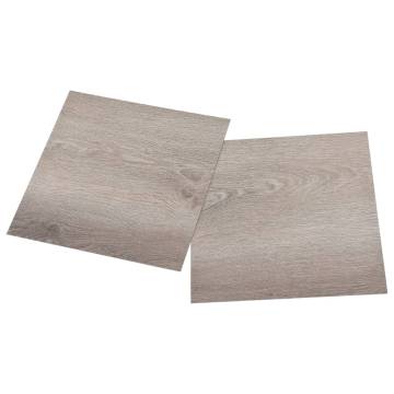 Self-Adhesive Flooring Planks - 20 pcs Taupe PVC - Easy Install