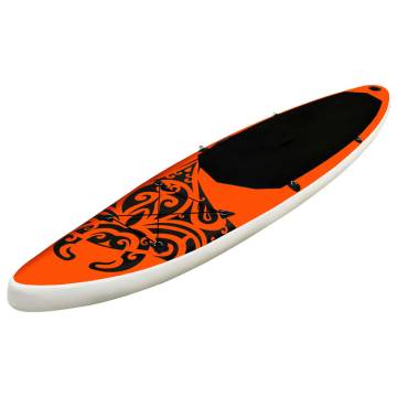 Inflatable Stand Up Paddleboard Set - 366x76 cm, Orange