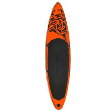 Inflatable Stand Up Paddleboard Set - 366x76 cm, Orange