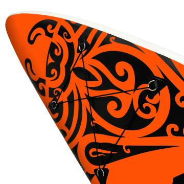 Inflatable Stand Up Paddleboard Set - 366x76 cm, Orange