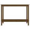 Console Table Honey Brown 110x40x80 cm Solid Wood Pine