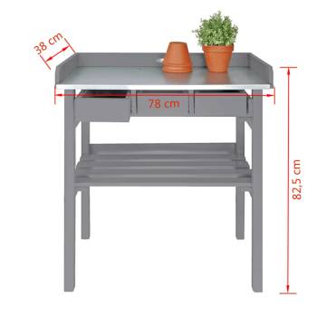 Esschert Design Garden Work Bench Grey CF29G - Practical & Stylish