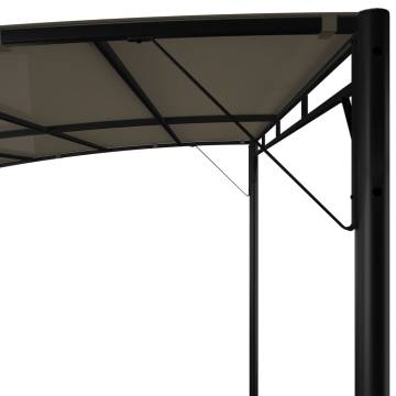 Garden Sunshade Awning 3x3x2.55m - Taupe | HipoMarket UK