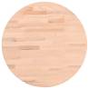 Round Solid Wood Beech Table Top Ø40x4 cm - Hipomarket