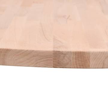 Round Solid Wood Beech Table Top Ø40x4 cm - Hipomarket