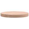 Round Solid Wood Beech Table Top Ø40x4 cm - Hipomarket