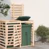 Wheelie Bin Storage Extension Solid Wood Pine Colour natural pine Size 78 x 91.5 x 128.5 cm Number of bins 1 