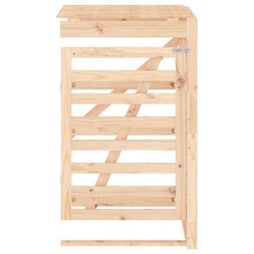 Wheelie Bin Storage Extension - Solid Pine Wood | HipoMarket